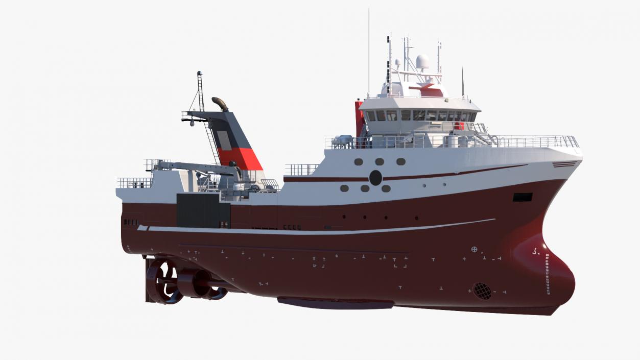 Trawler Fishing Vessels Collection 3D model