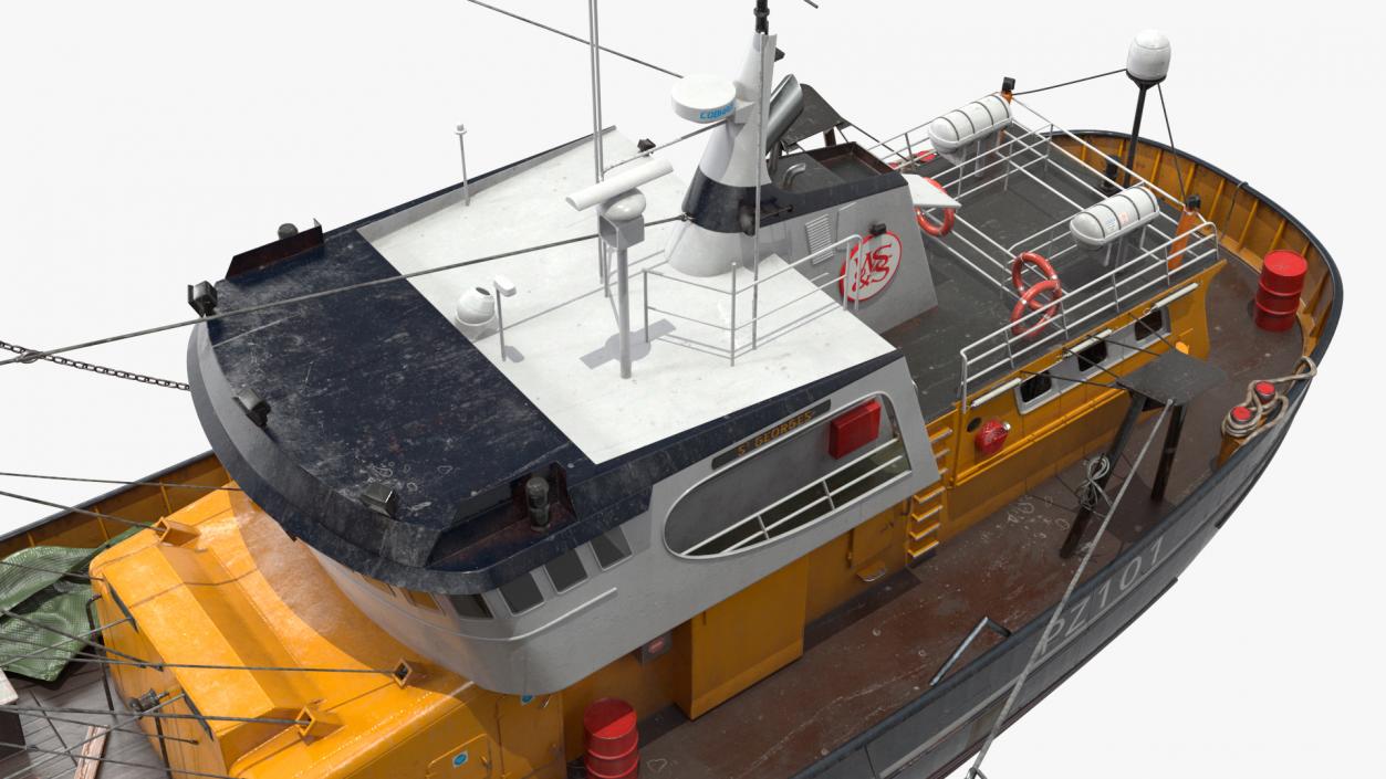 Trawler Fishing Vessels Collection 3D model