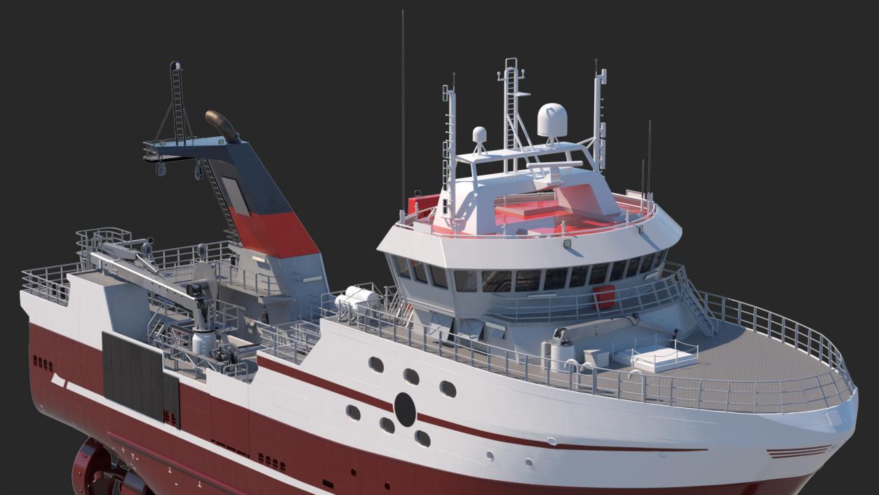 Trawler Fishing Vessels Collection 3D model