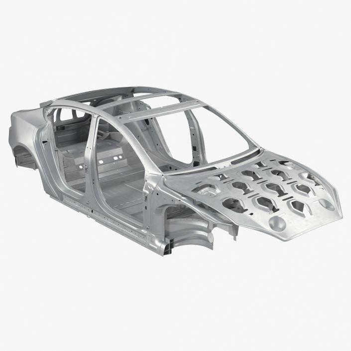 3D Tesla Model S Frame 2