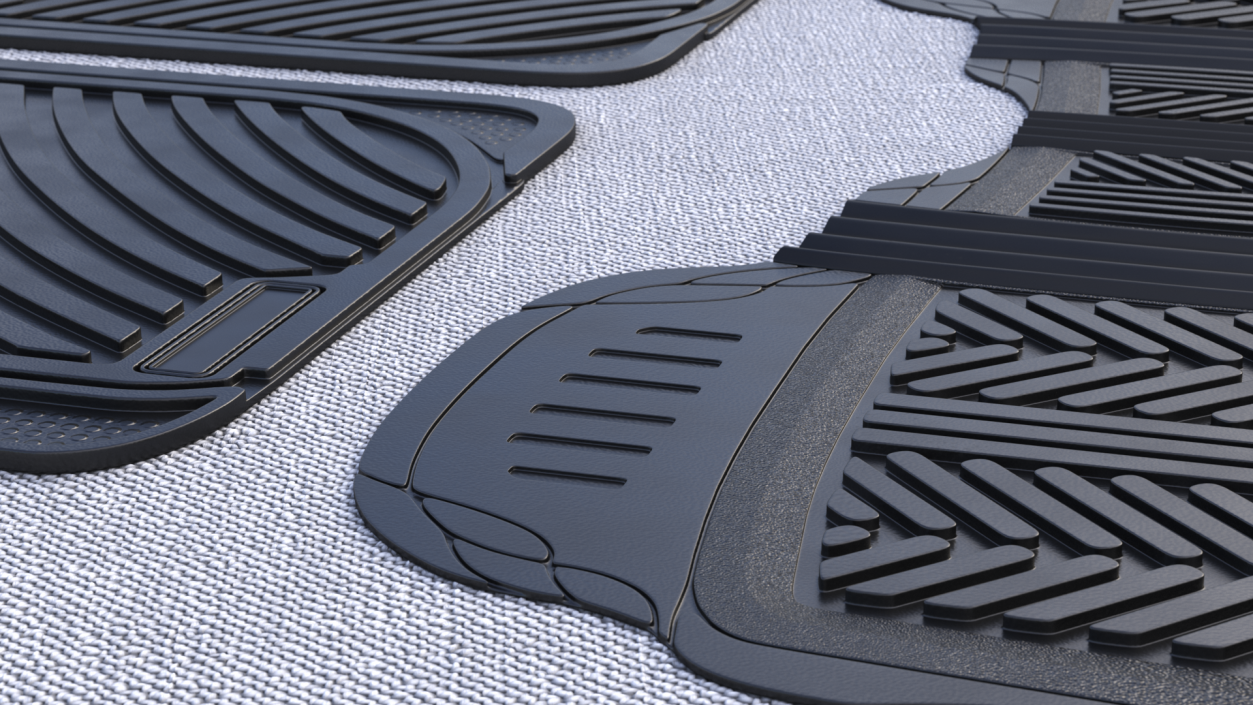 3D All-Season Rubber Car Mats