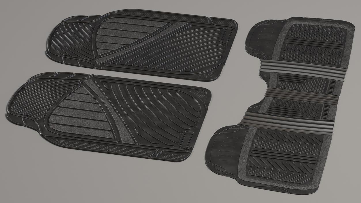 3D All-Season Rubber Car Mats