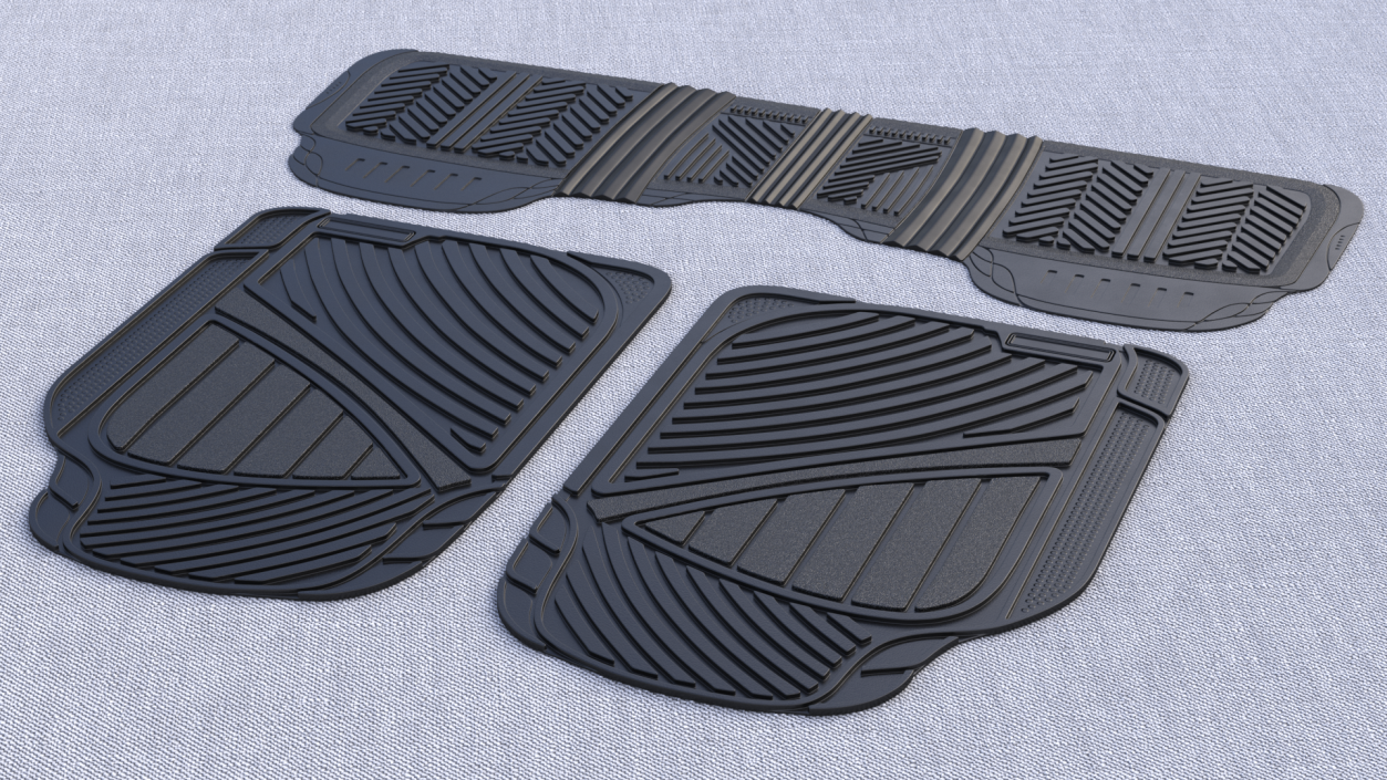 3D All-Season Rubber Car Mats