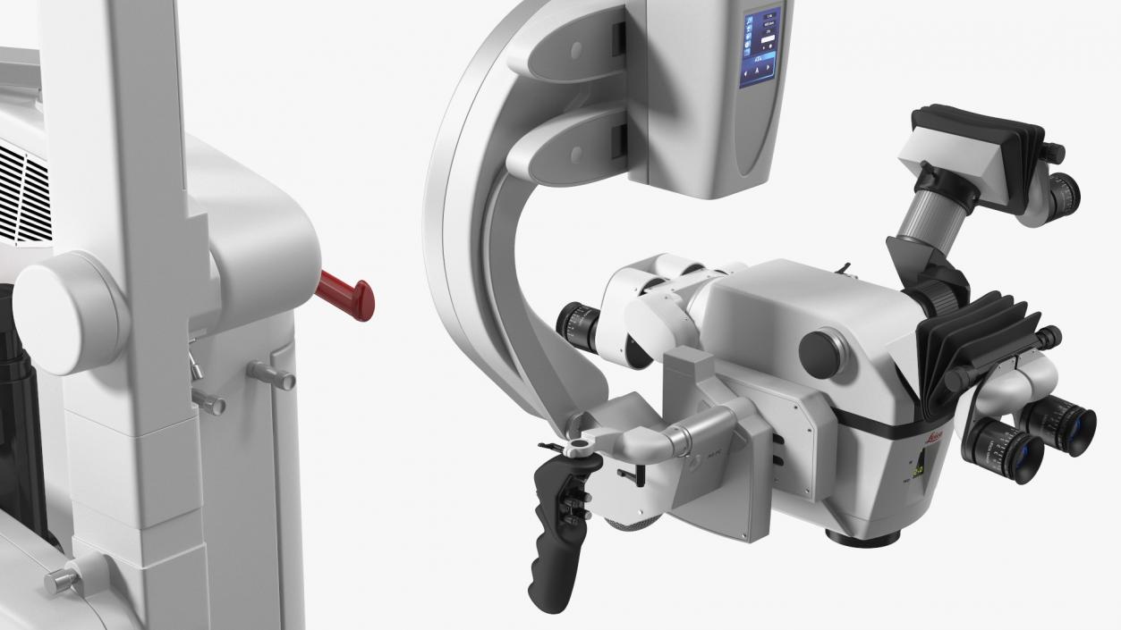 Precision Surgical Microscope Leica M530 OHX 3D model