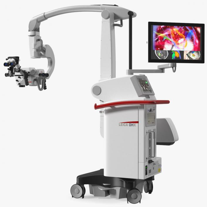 Precision Surgical Microscope Leica M530 OHX 3D model