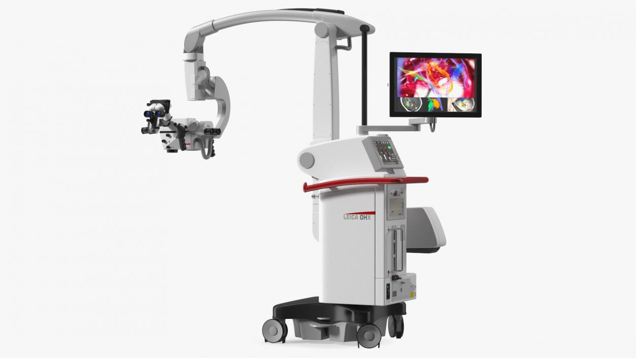 Precision Surgical Microscope Leica M530 OHX 3D model