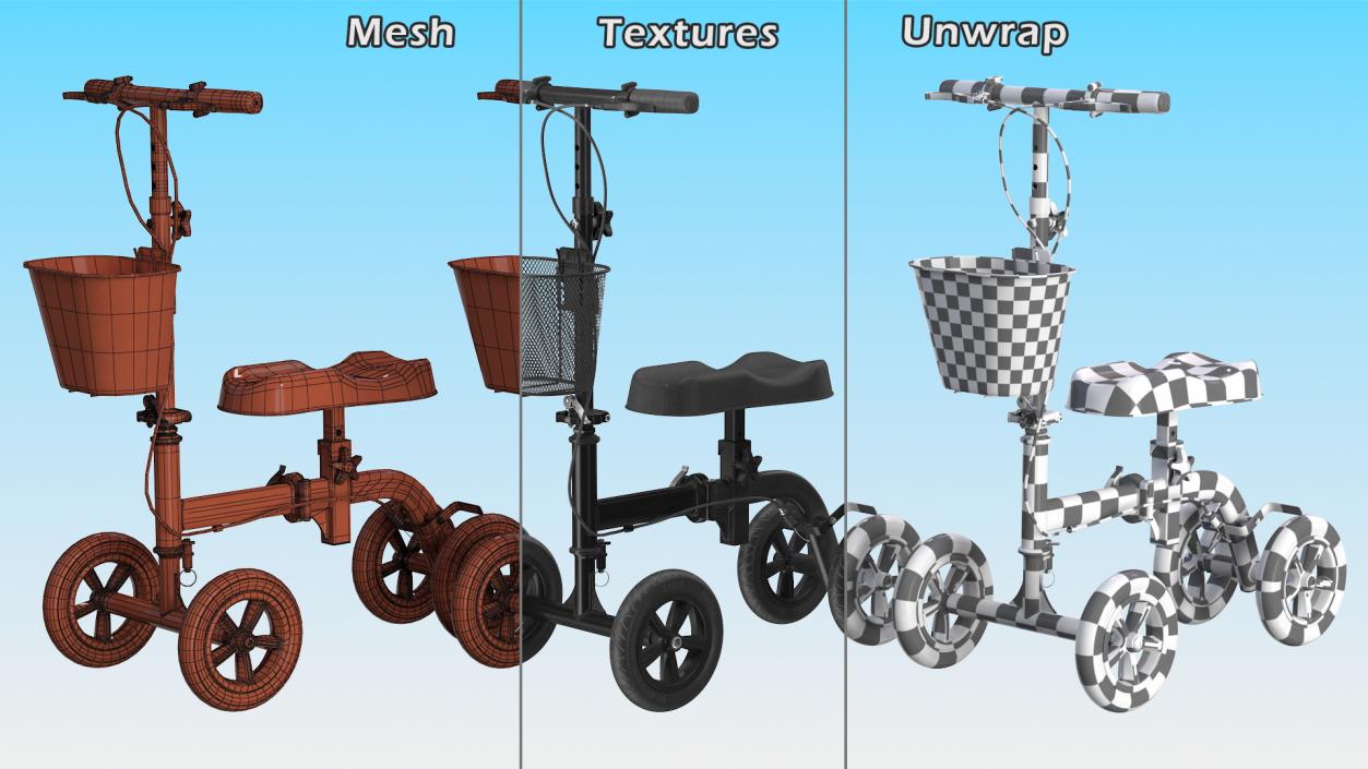 Mobility Aids for Disabled Persons Collection 2 3D