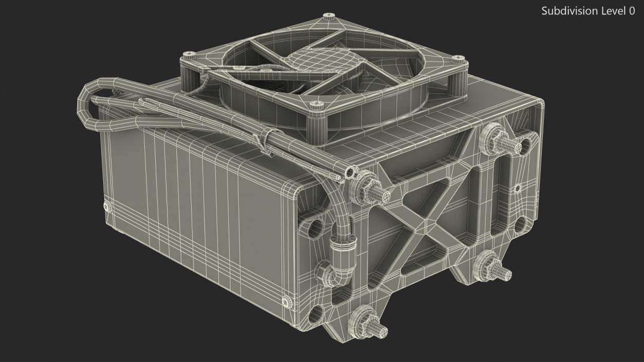 3D model Proton Exchange Membrane Fuel Cell Stack