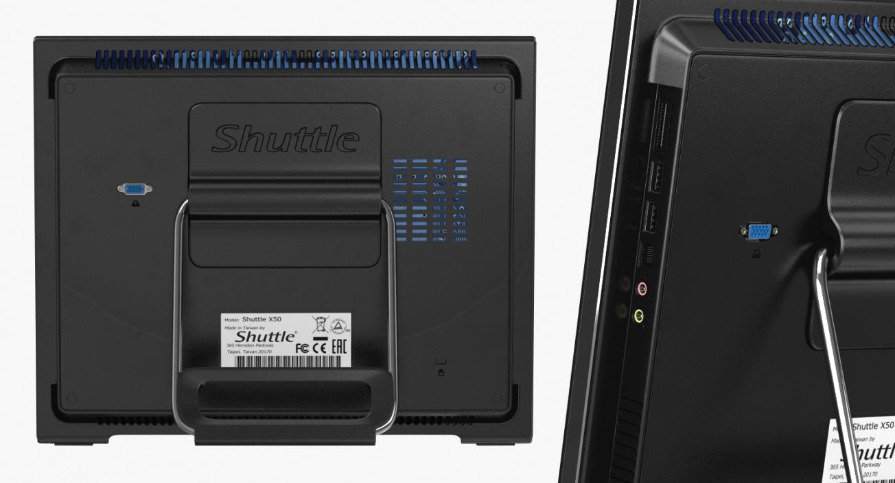 3D Barebone PC Shuttle X50V2 Black