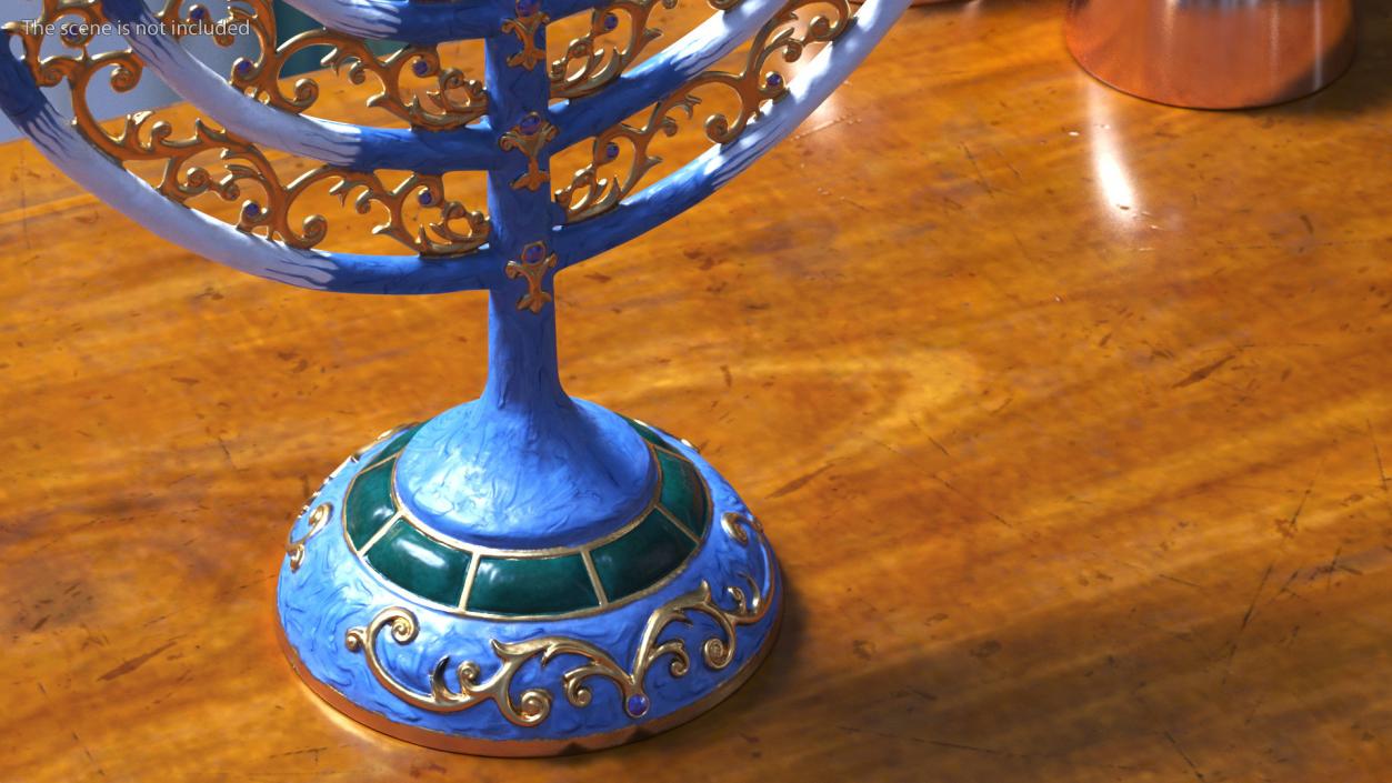 Handmade Hanukkah Candlestick 3D model