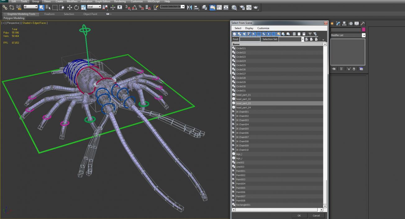 3D Langouste Rigged