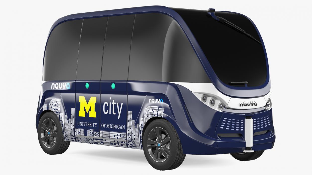 Driverless Bus Navya Arma Exterior Only 3D model