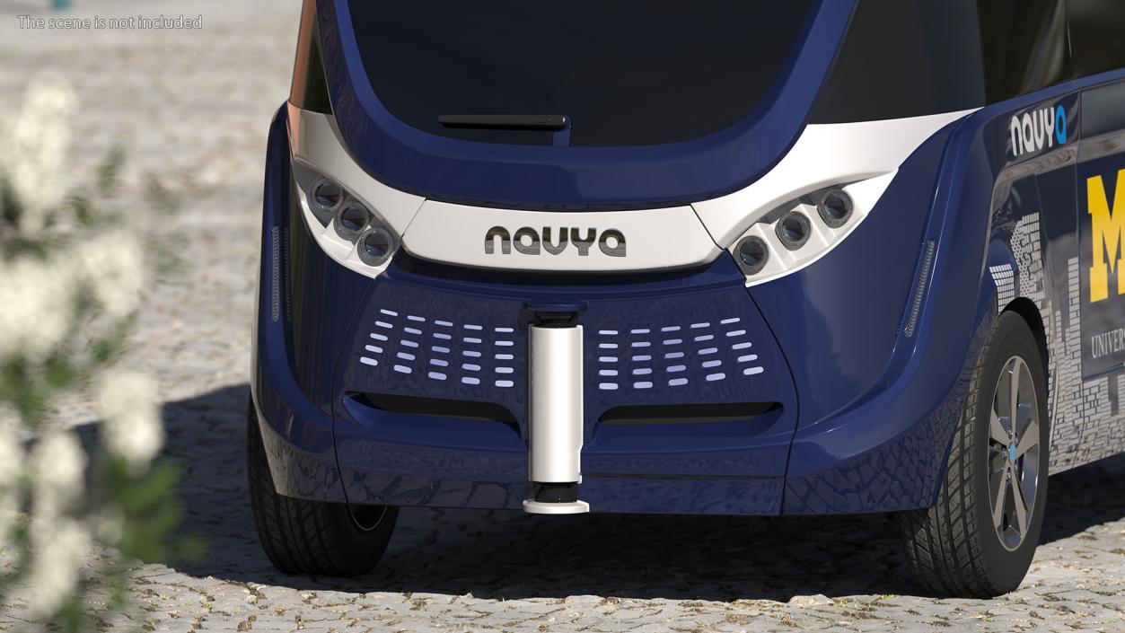 Driverless Bus Navya Arma Exterior Only 3D model