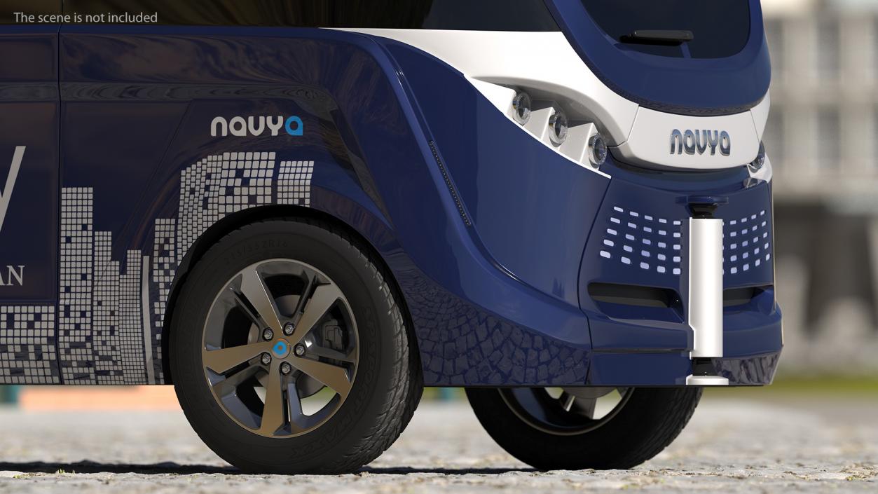 Driverless Bus Navya Arma Exterior Only 3D model