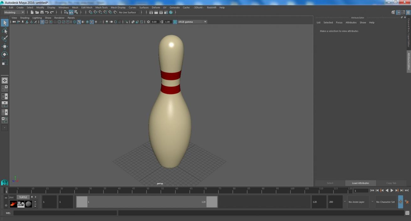 3D Bowling Pin