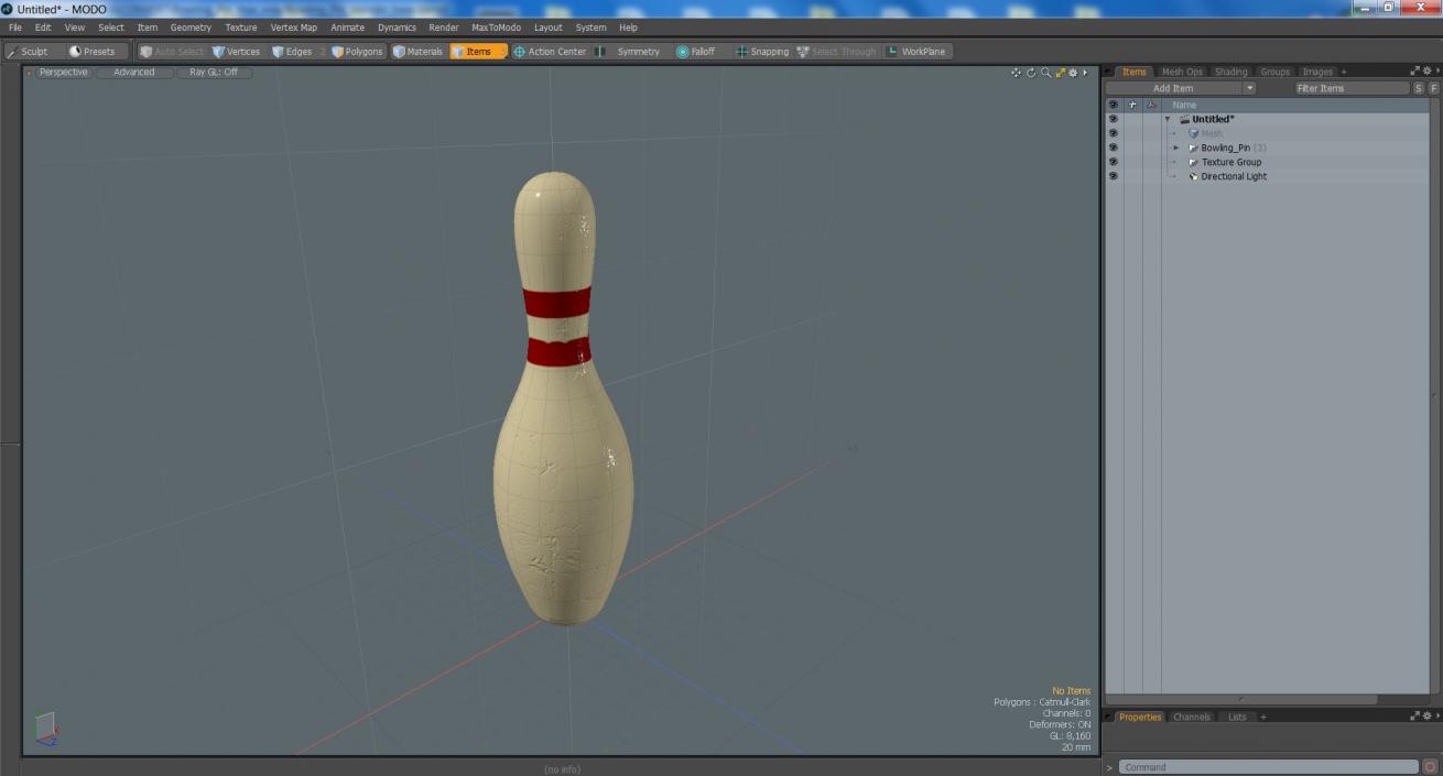 3D Bowling Pin