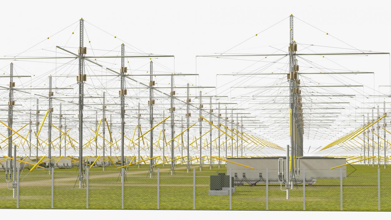 3D HAARP Ionosphere Research Station model