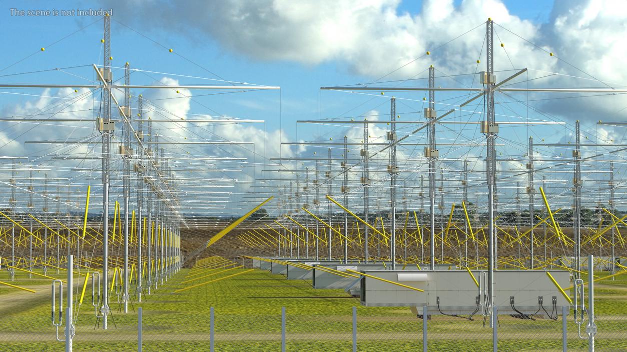 3D HAARP Ionosphere Research Station model