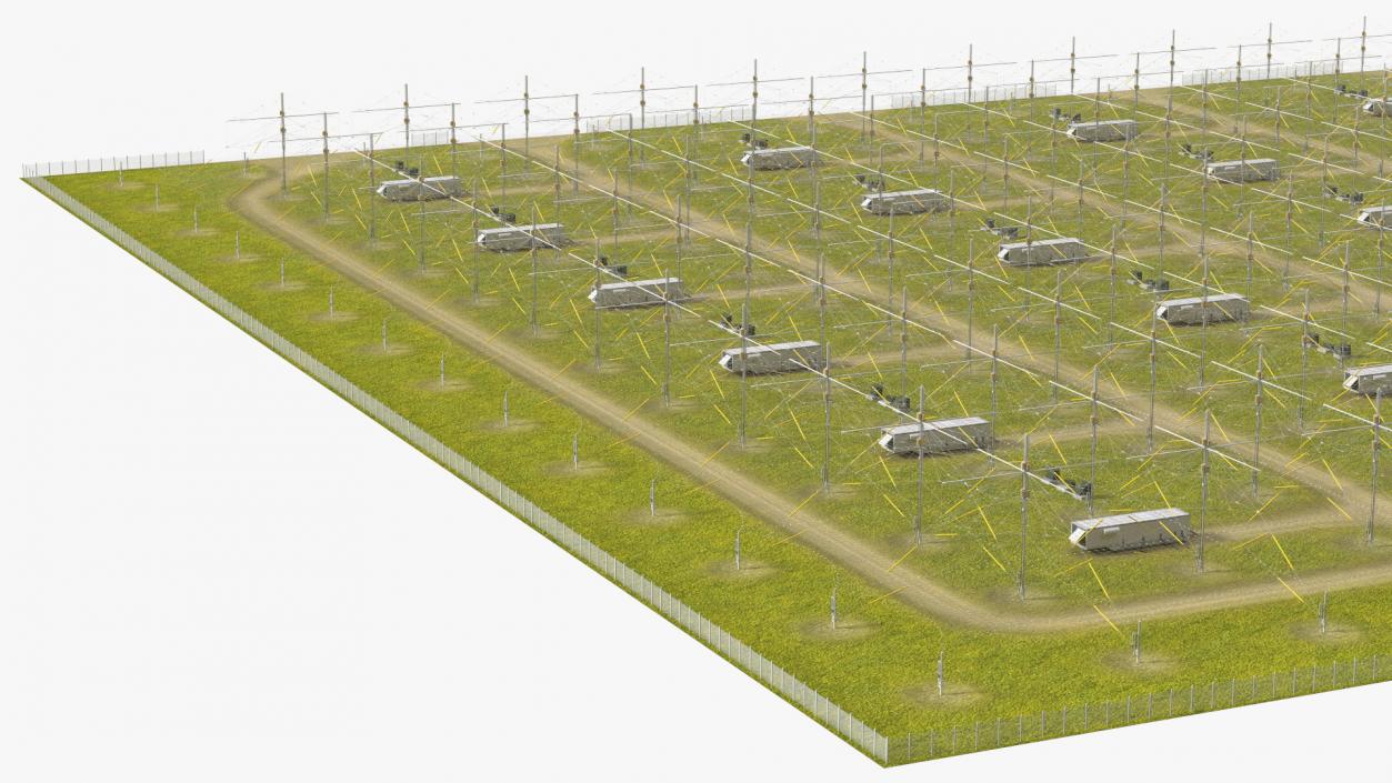 3D HAARP Ionosphere Research Station model