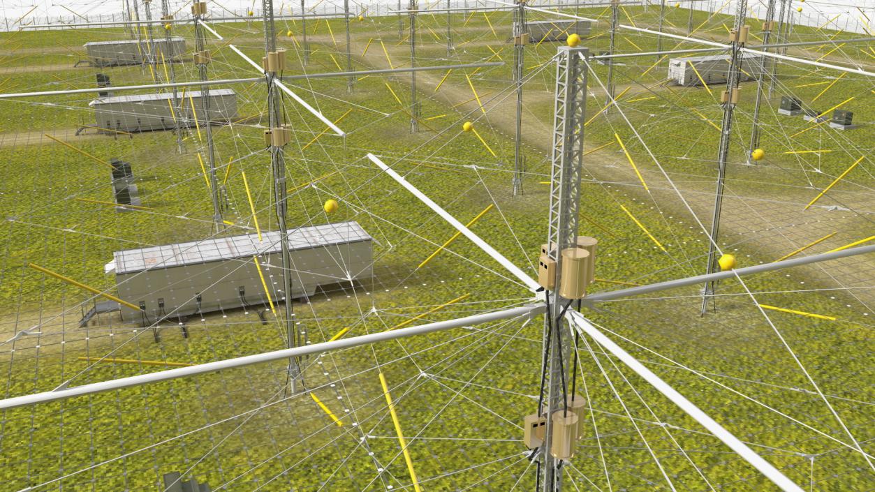 3D HAARP Ionosphere Research Station model