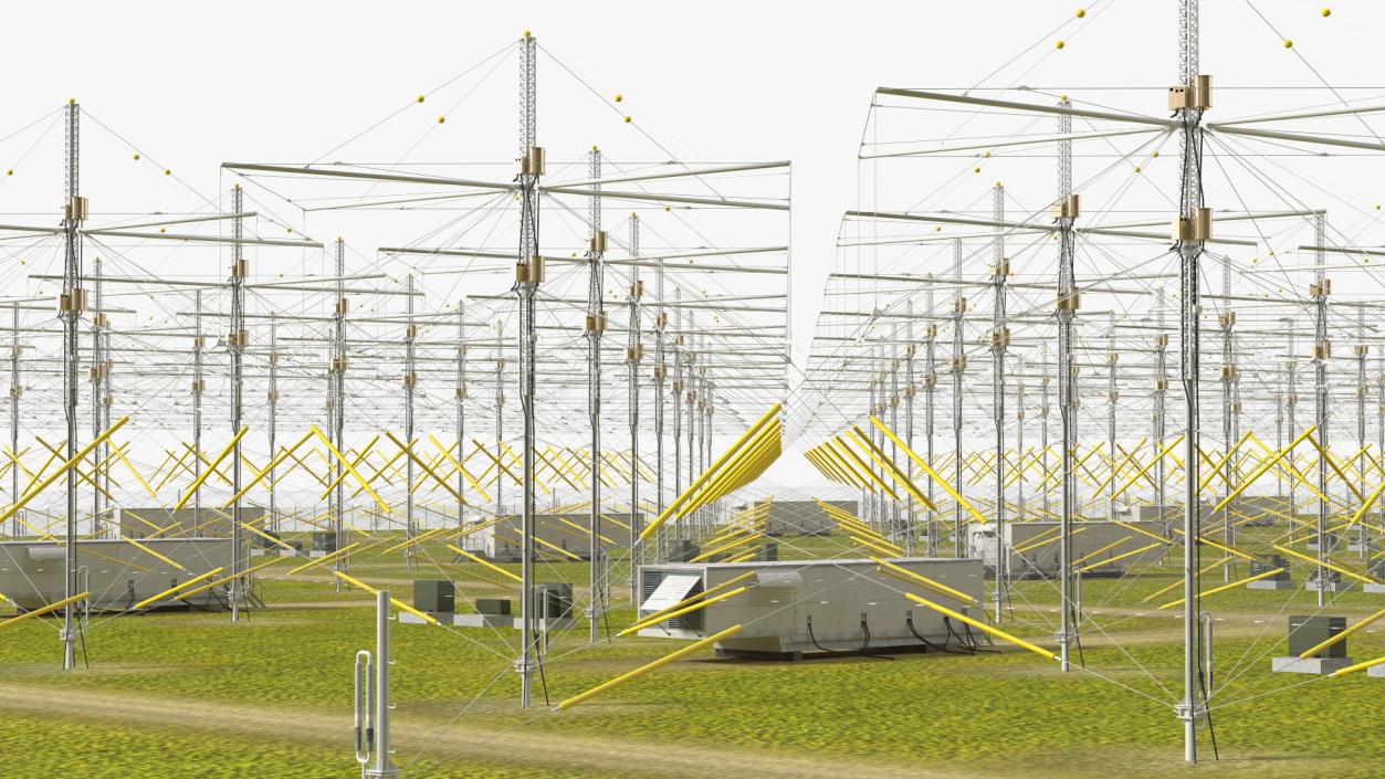 3D HAARP Ionosphere Research Station model