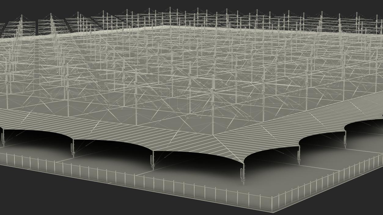 3D HAARP Ionosphere Research Station model