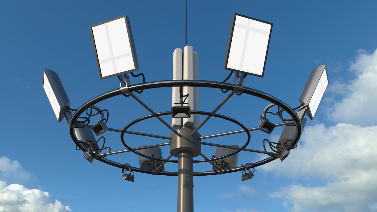 3D Airport Lighting Mast