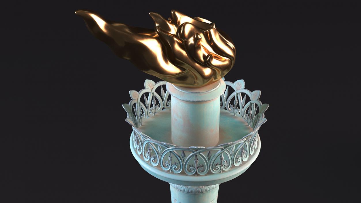 3D Statue of Liberty Torch model