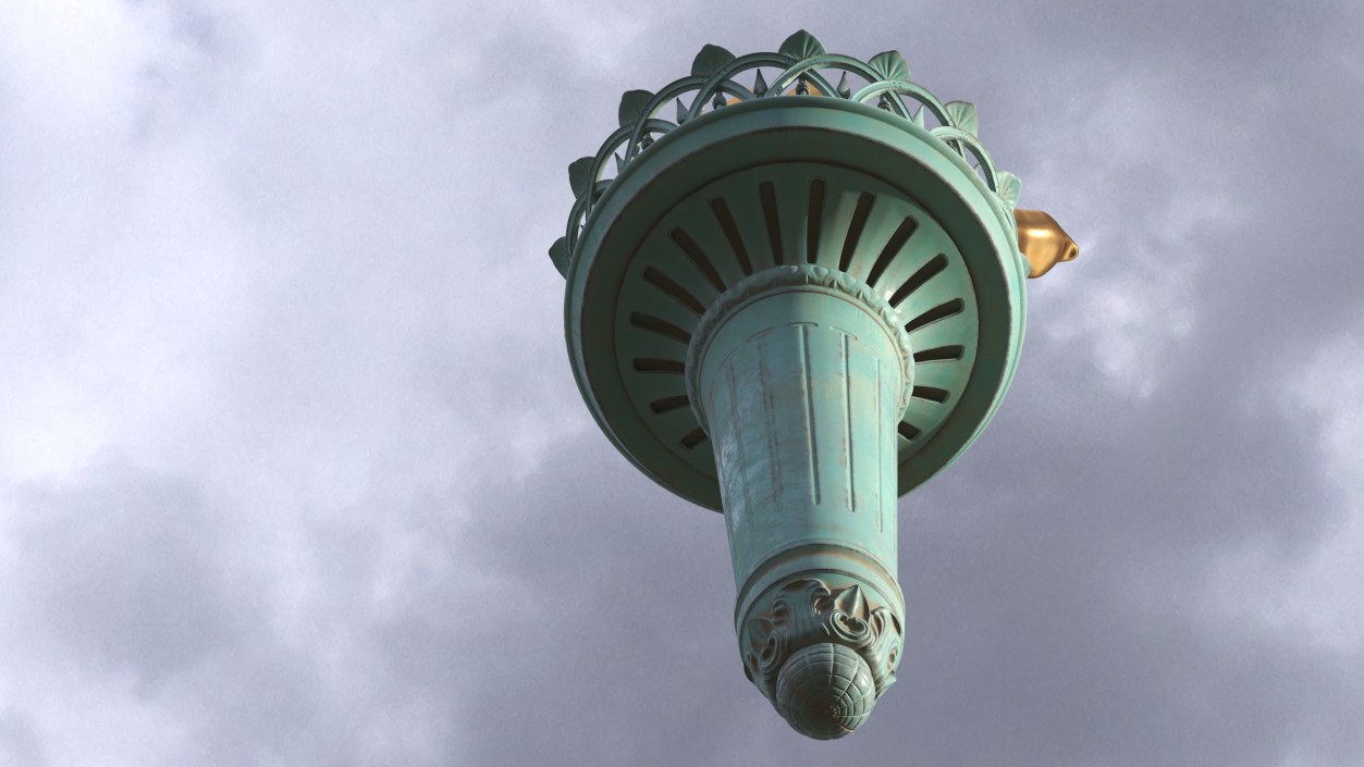 3D Statue of Liberty Torch model