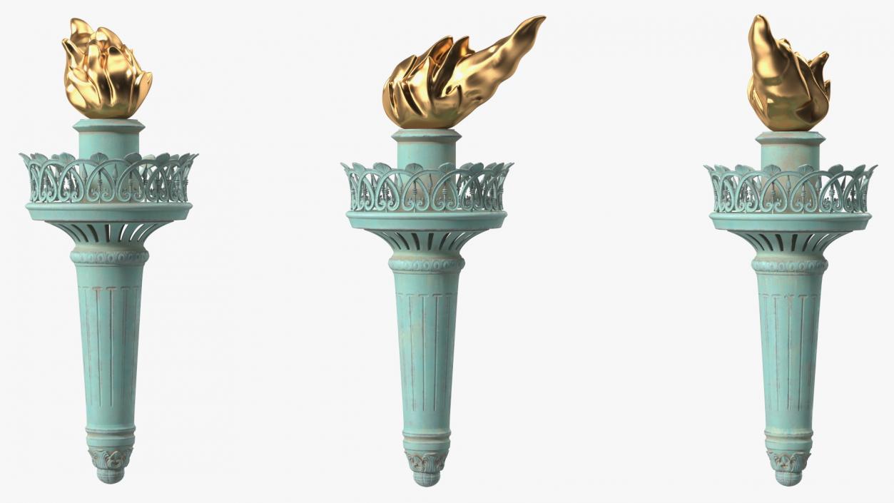 3D Statue of Liberty Torch model