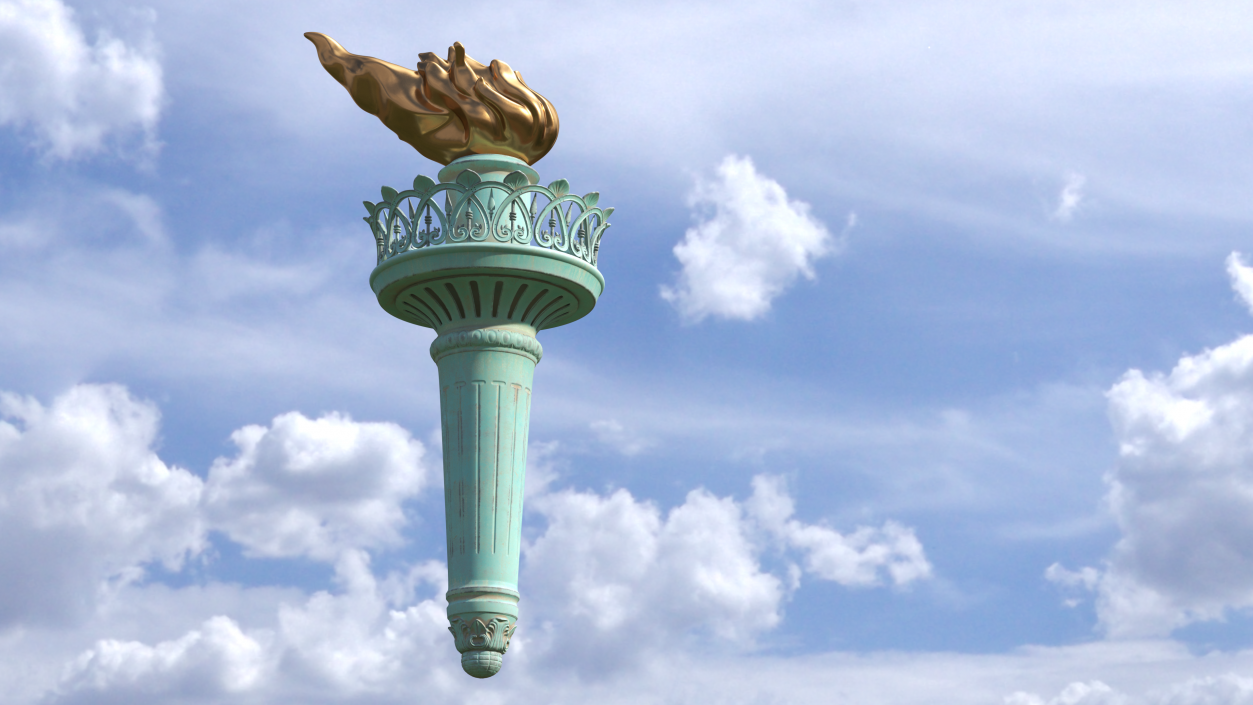 3D Statue of Liberty Torch model