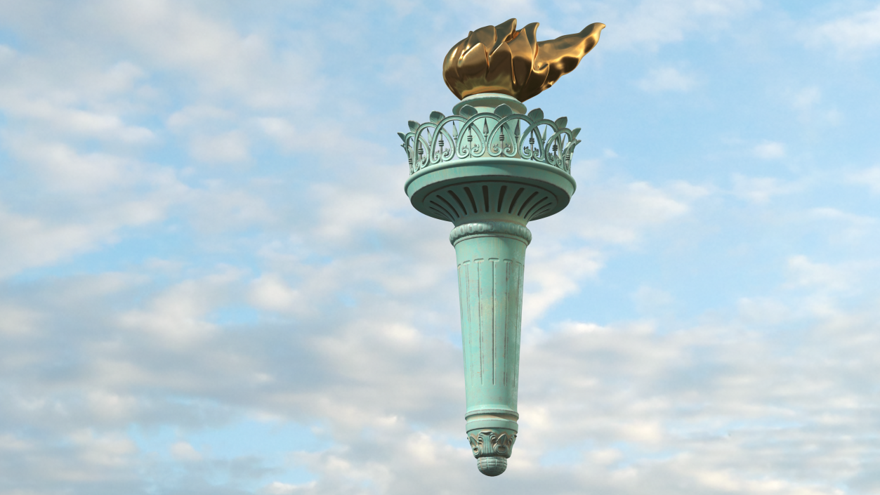 3D Statue of Liberty Torch model