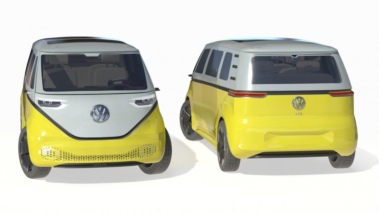 3D model Volkswagen ID Buzz Rigged