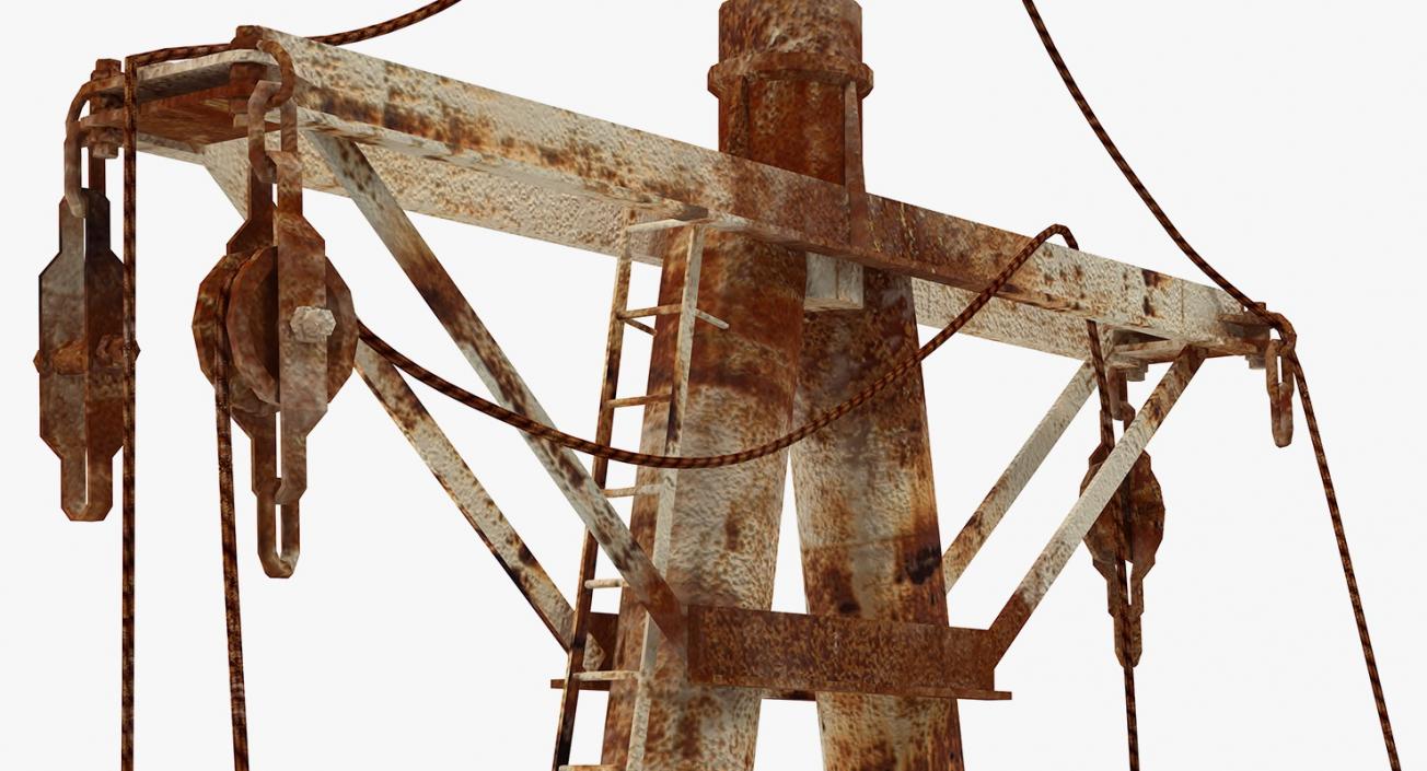 Old Rusty Mast 3D model