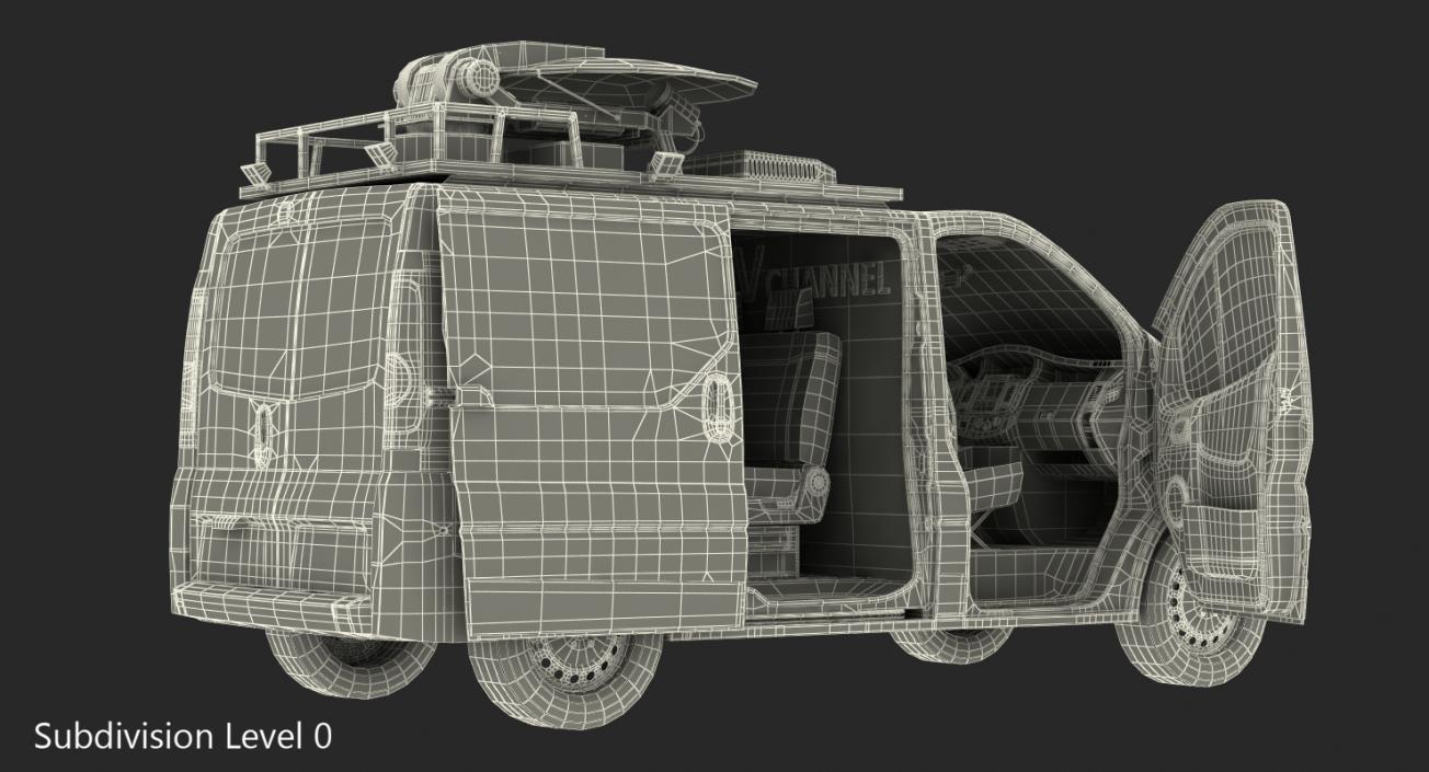 3D Mobile TV Station Van