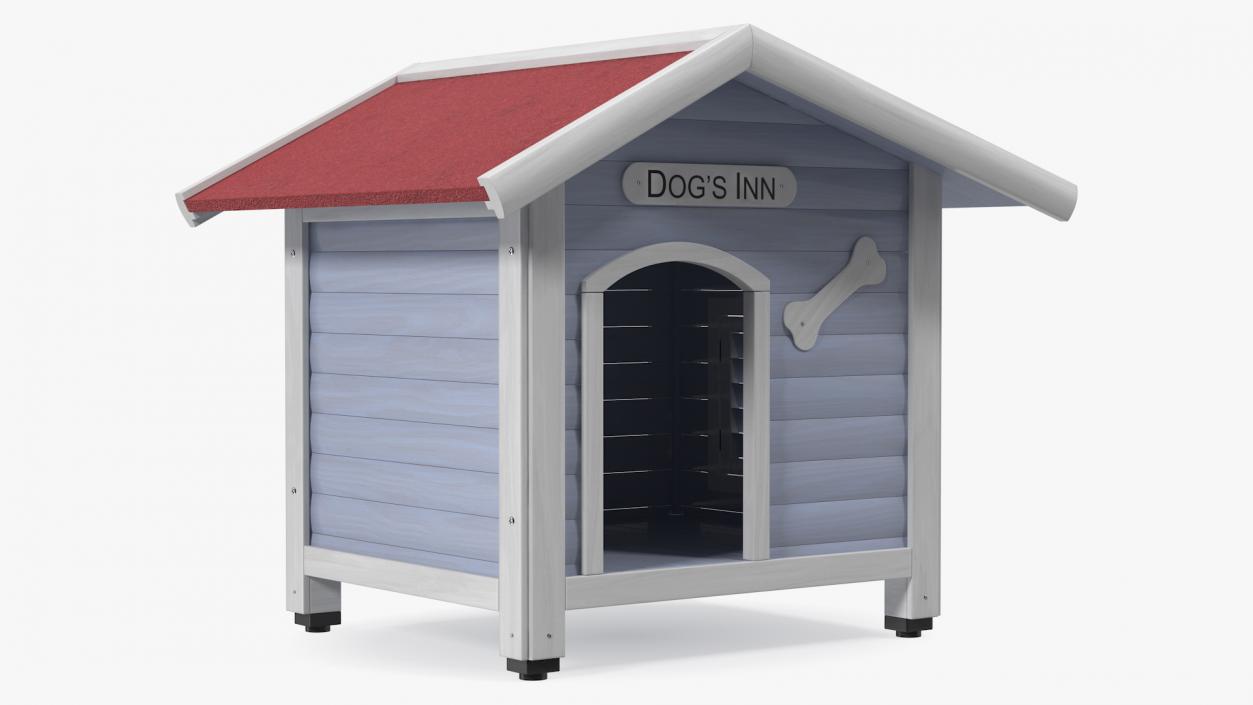 3D Wooden Dog House