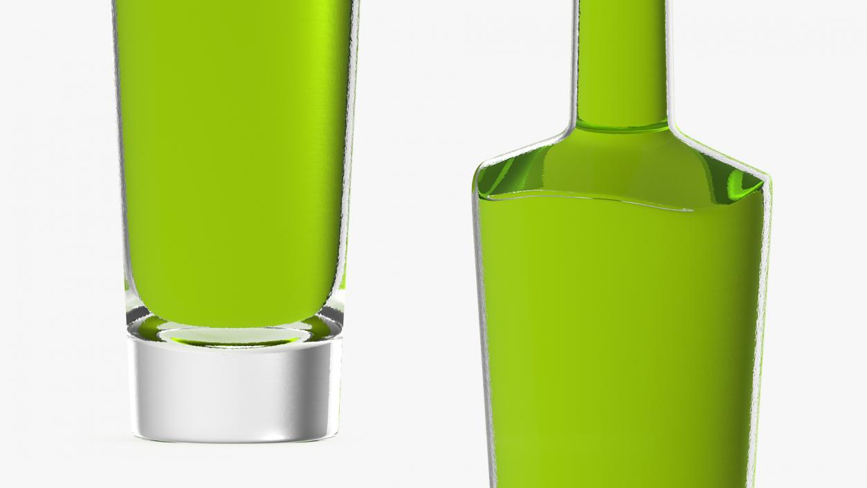 3D model Absinthe Bottle