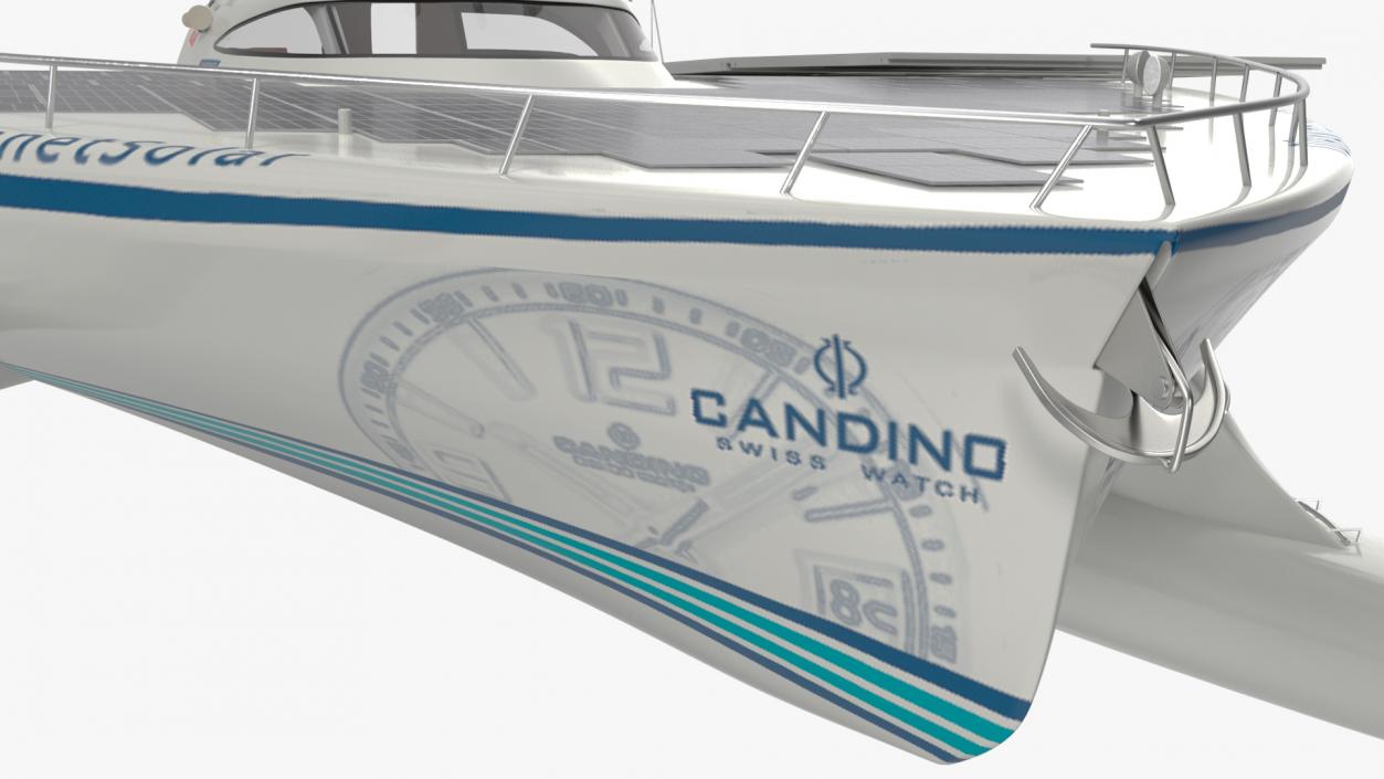 3D Electric Boat PlanetSolar Simple Interior