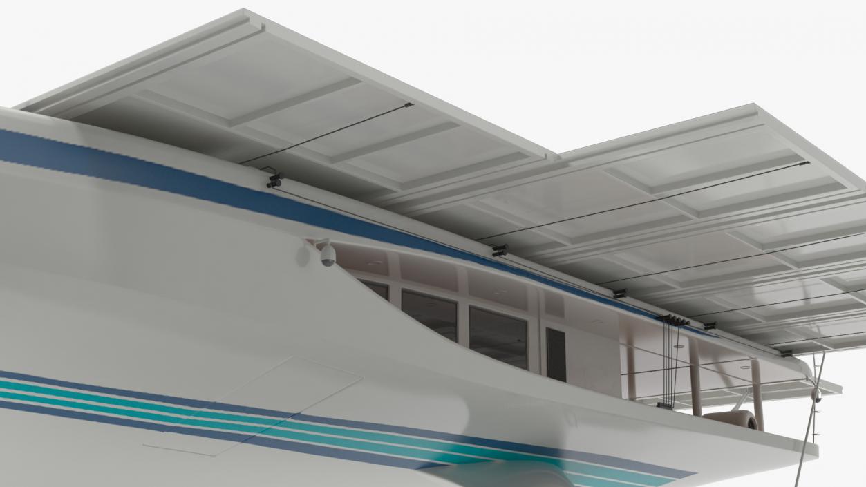 3D Electric Boat PlanetSolar Simple Interior