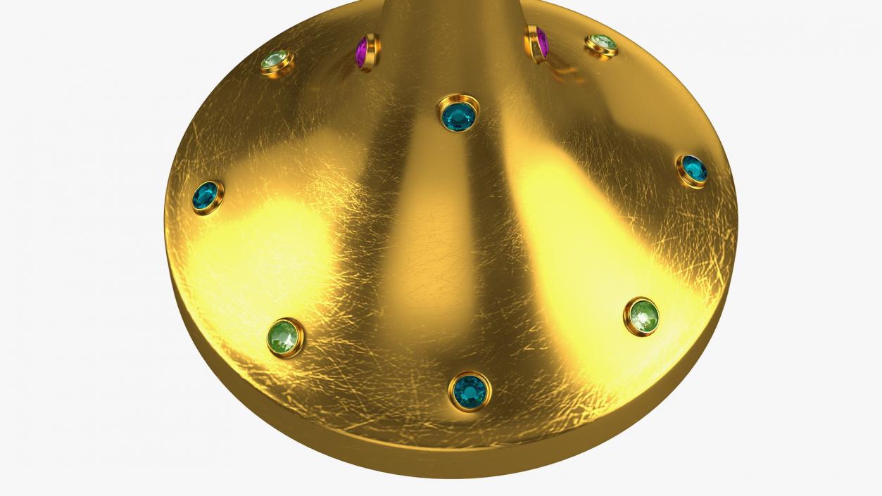 3D model Medieval Jeweled Gold Cup