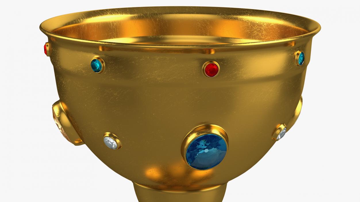 3D model Medieval Jeweled Gold Cup