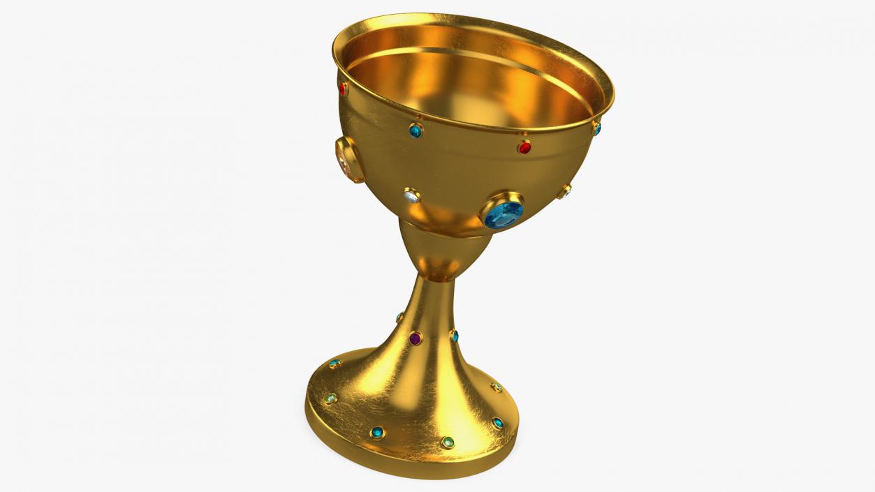 3D model Medieval Jeweled Gold Cup