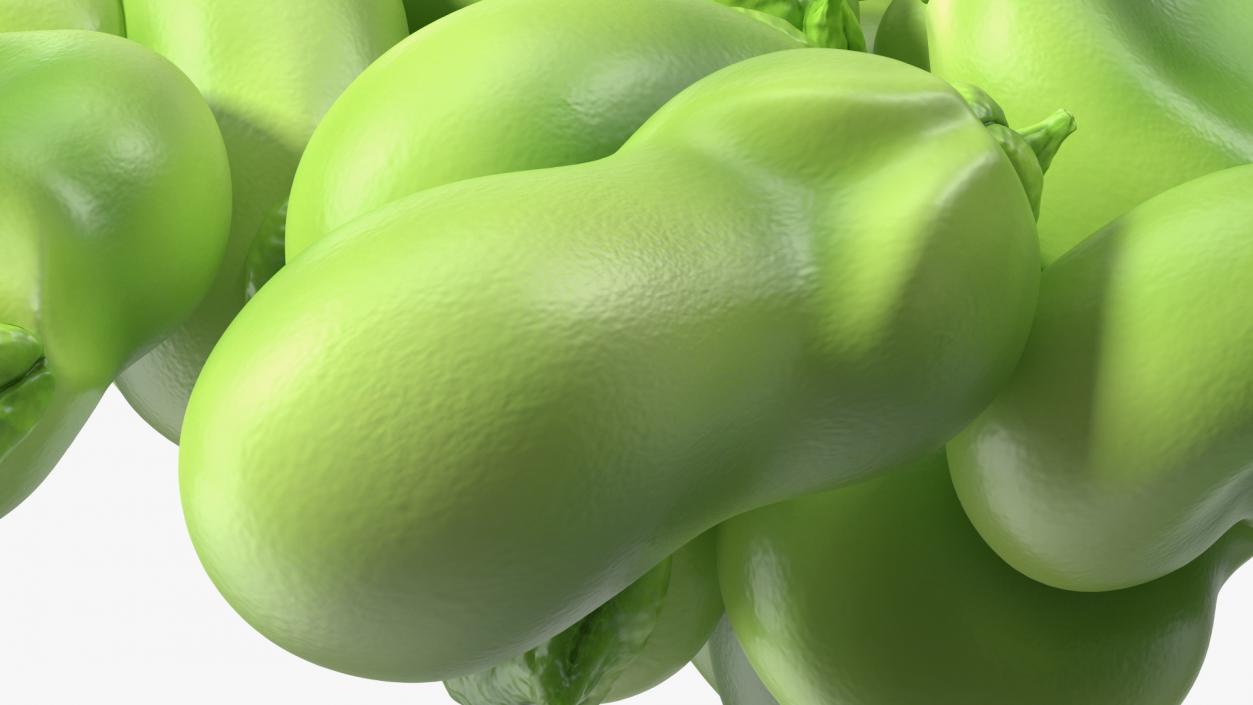 3D model Pile of Fresh Broad Beans