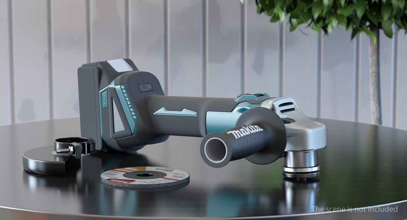 3D Makita XAG03M Angle Grinder Kit