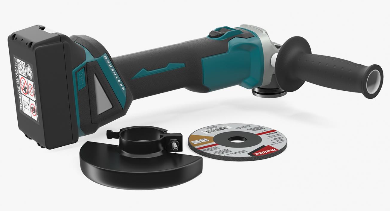 3D Makita XAG03M Angle Grinder Kit