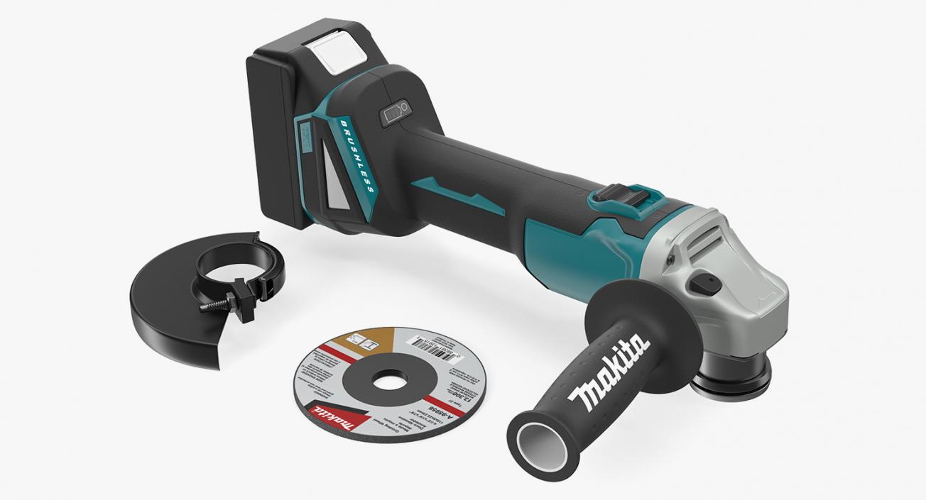 3D Makita XAG03M Angle Grinder Kit