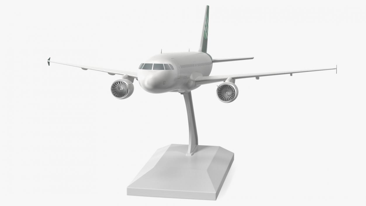 Low Wing Jet Airliner Scale Model with Stand 3D model