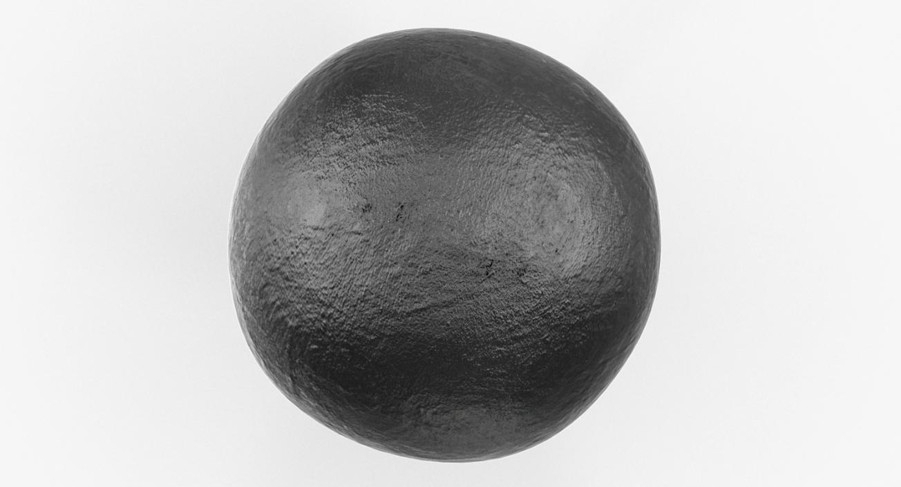 Old Round Bomb 3D model