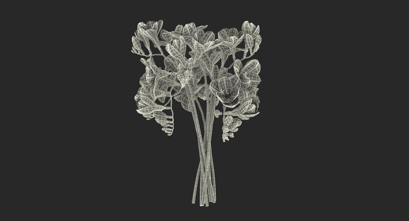 3D model Freesia Bouquet