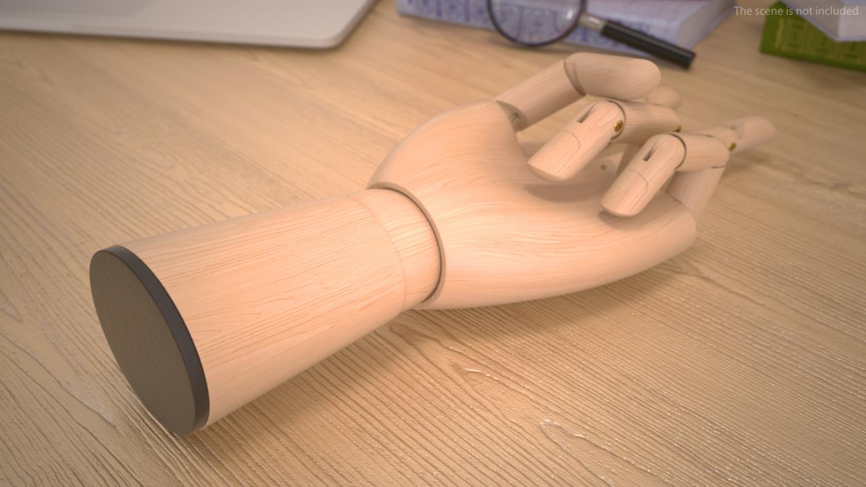 Mannequin Hand for Drawing Peace Pose 3D